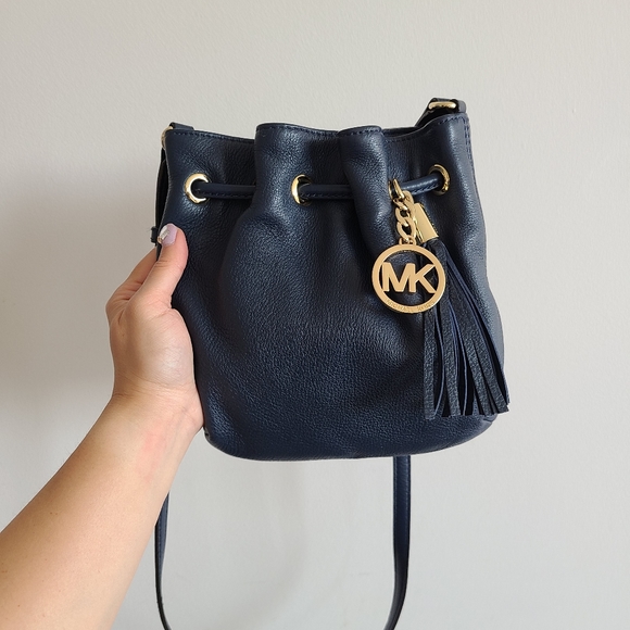 Michael Kors Navy Crossbody Shoulder Bag - Picture 1 of 9